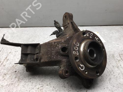 Used Left front steering knuckle PEUGEOT 206 Hatchback (2A/C) 1.4 i (75 hp) 25581241
