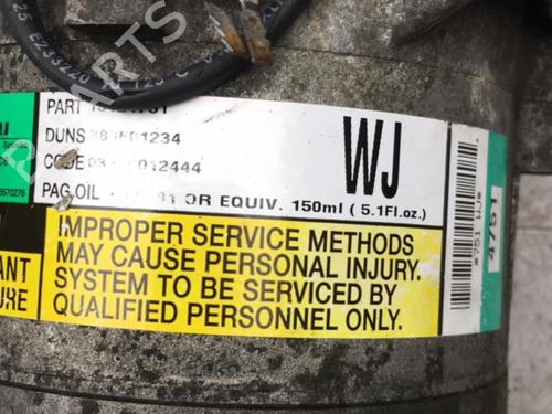 Used AC compressor AC compressor OPEL ASTRA H (A04) 1.7 CDTI (L48) (100 hp) 25576030 25576030