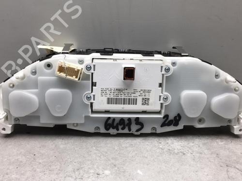 Used Instrument cluster PEUGEOT 208 I (CA_, CC_) 1.2 VTI 82 (82 hp) 25584962
