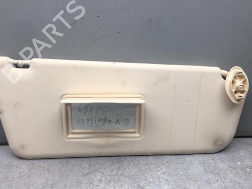 Used Right sun visor Right sun visor CITROËN BERLINGO / BERLINGO FIRST MPV (MF_, GJK_, GFK_) 1.6 HDI 90 (MF9HX) (90 hp) 25576064 25576064