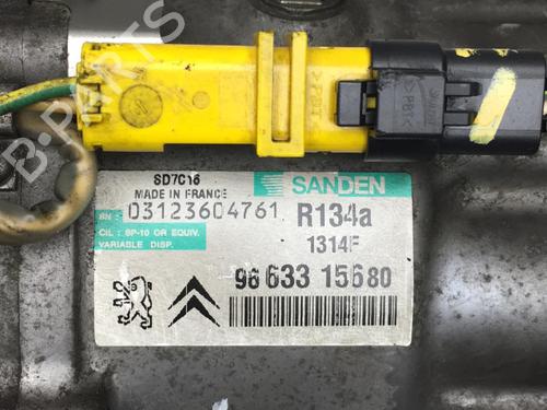 AC compressor PEUGEOT 407 (6D_) 2.7 HDi (6DUHZJ, 6DUHZF) | BP25515277M34 