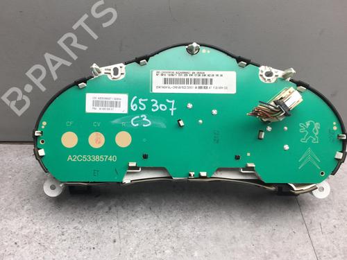Instrument cluster CITROËN C3 II (SC_) 1.4 HDi 70 (SC8HZC, SC8HR0, SC8HP4) | BP25538688C47 