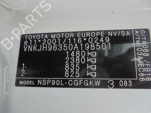 Front left window mechanism TOYOTA YARIS (_P9_) 1.33 VVT-i (NSP90_, NSP90R) | BP25553273C22