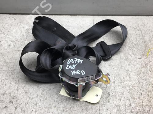 Used Rear right seatbelt Rear right seatbelt PEUGEOT 208 I (CA_, CC_) 1.6 HDi / BlueHDi 75 (75 hp) 25510290 25510290
