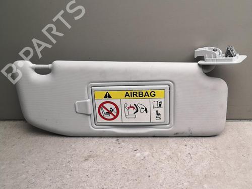 Used Right sun visor Right sun visor PEUGEOT 208 I (CA_, CC_) 1.6 HDi / BlueHDi 75 (75 hp) 25519663 25519663