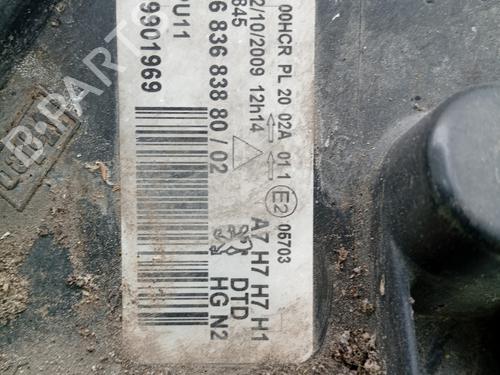Used Right headlight Right headlight PEUGEOT 207 CC (WD_) 1.6 16V (120 hp) 36468571 36468571