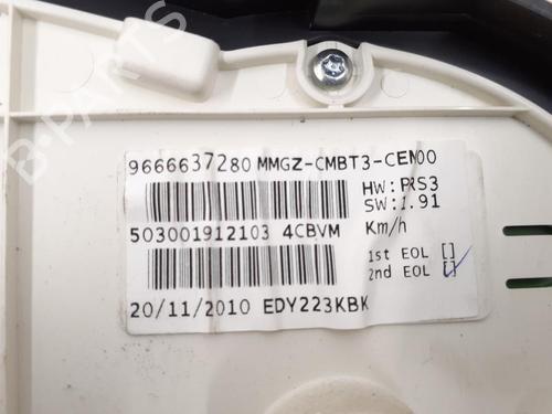 Used Instrument cluster PEUGEOT 206+ (2L_, 2M_) 1.4 HDi eco 70 (68 hp) 24782750
