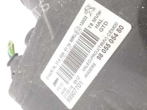 Left headlight PEUGEOT 3008 I MPV (0U_) 1.6 HDi | BP30170308C28