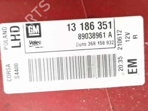 Højre baglygte OPEL CORSA D (S07) 1.0 (L08, L68) | BP24780130C35 
