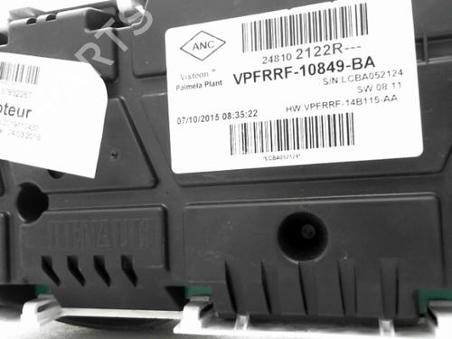 Instrument cluster RENAULT CLIO IV (BH_) 1.5 dCi 90 | BP24777476C47