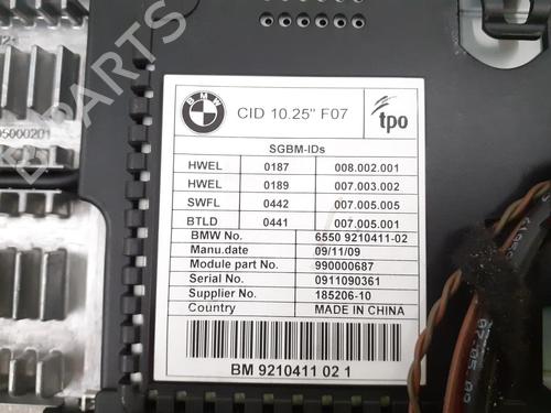 display-monitor-bmw-5-gran-turismo-f07-2009-2010-2011-2012-2013-2014-2015-2016-2017-24790991 main image