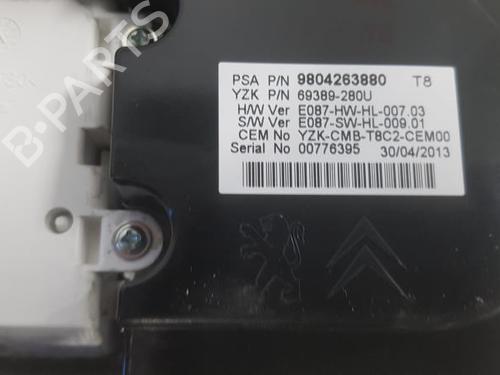 Instrument cluster PEUGEOT 5008 (0U_, 0E_) 1.6 HDi | BP24777852C47 