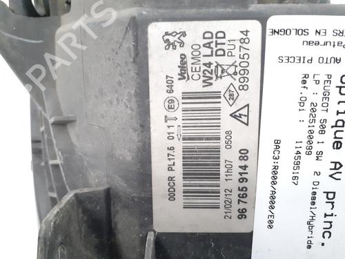 Right headlight PEUGEOT 508 SW I (8E_) 2.0 HDi RXH Hybrid4 | BP30134131C29 