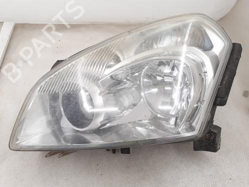 Used Left headlight NISSAN QASHQAI / QASHQAI +2 I (J10, NJ10, JJ10E) 1.5 dCi (106 hp) 24925112