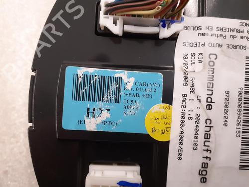 Climate control KIA SOUL I (AM) 1.6 CRDi 128 | BP24794348I5 