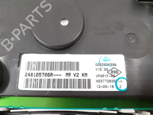 Used Instrument cluster Instrument cluster DACIA SANDERO II 1.0 SCe 75 (B8JC, B8JD, B8NC) (73 hp) 24791392 24791392