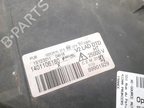 Right headlight PEUGEOT 807 (EB_) 2.0 HDi | BP24793942C29 