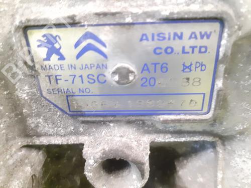 Gearbox PEUGEOT 2008 I (CU_) 1.5 BlueHDI 120 | BP31184396M3