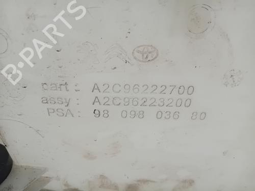 Used Windscreen washer tank Windscreen washer tank CITROËN JUMPY III Van (V_) 1.5 BlueHDi 100 (102 hp) 36223816 36223816