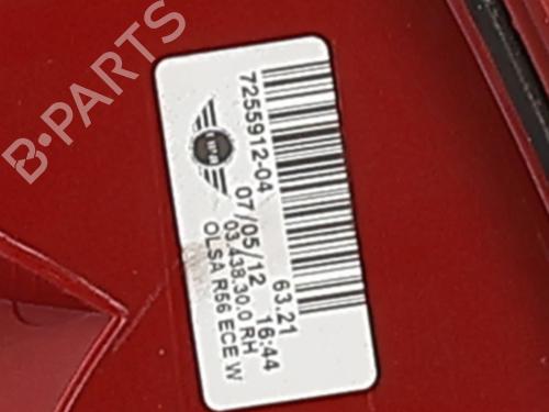 Right taillight MINI MINI (R56) Cooper | BP37156048C35 - Image 2