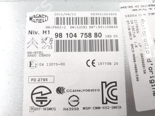 radio-citroen-c4-cactus-2014-30395996 main image