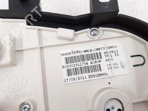 Instrument cluster PEUGEOT 206+ (2L_, 2M_) 1.4 HDi eco 70 | BP24788785C47