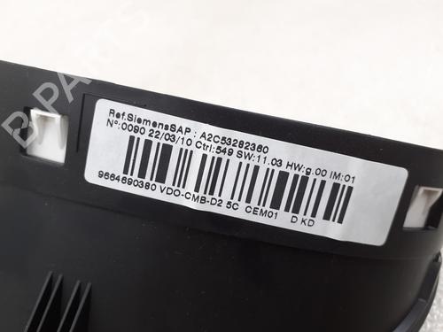 Instrument cluster PEUGEOT 407 (6D_) 1.6 HDi 110 (6D9HZC, 6D9HYC) | BP24789197C47 