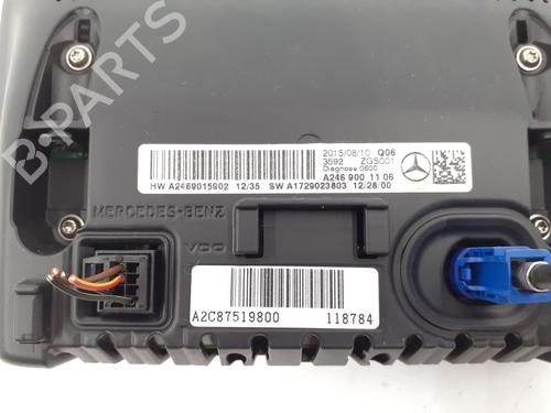 Used Display monitor Display monitor MERCEDES-BENZ GLA-CLASS (X156) GLA 220 CDI 4-matic (156.905) (170 hp) 33650861 33650861