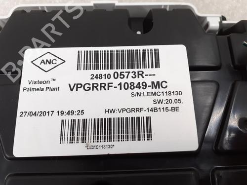 Instrument cluster RENAULT CAPTUR I (J5_, H5_) 1.2 TCe 120 | BP24789996C47 