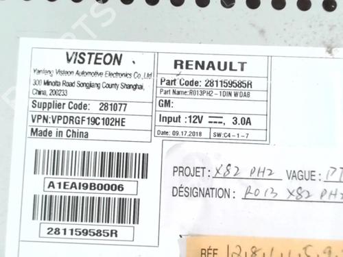 Used Radio FIAT TALENTO Bus (296_) 1.6 D (145 hp) 24780550