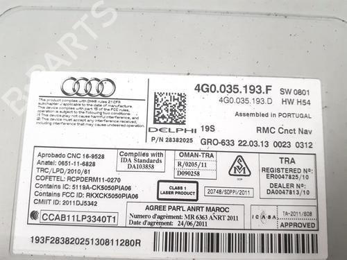 Radio AUDI A6 C7 Avant (4G5, 4GD) 3.0 TDI quattro | BP24793754E6