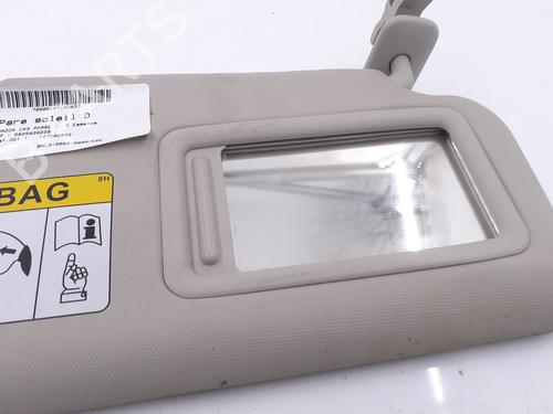 Used Right sun visor MAZDA CX-3 (DK) 2.0 SKYACTIV-G AWD (DK4W7, DKEAW) (150 hp) 28197122