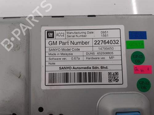 Used Display monitor Display monitor OPEL INSIGNIA A Sports Tourer (G09) 2.0 CDTI (35) (110 hp) 30481035 30481035