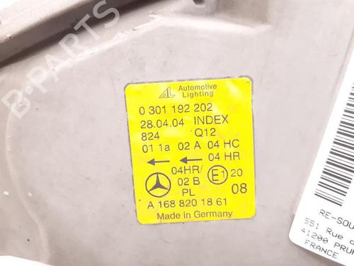 Used Right headlight MERCEDES-BENZ A-CLASS (W168) A 160 (168.033, 168.133) (102 hp) 24783377