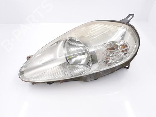 Used Left headlight FIAT GRANDE PUNTO (199_) 1.3 D Multijet (75 hp) 25890628