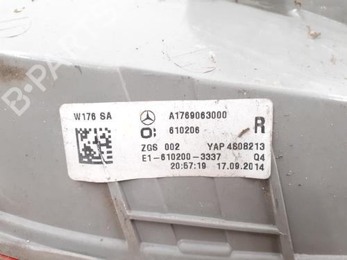 Right taillight MERCEDES-BENZ A-CLASS (W176) A 180 CDI / d (176.012) | BP24772070C35 