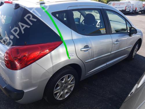 Left rear door PEUGEOT 207 SW (WK_) 1.6 HDi | BP24788643C4