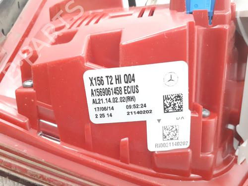 Lampa tylna klapy bagażnika prawa MERCEDES-BENZ GLA-CLASS (X156) GLA 220 CDI 4-matic (156.905) | BP30700491C80