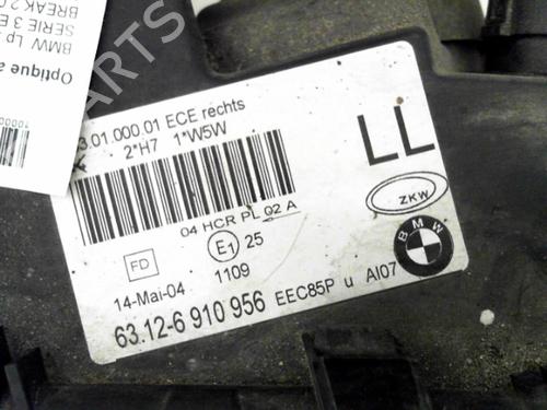 Right headlight BMW 3 Touring (E46) 320 d | BP24778517C29 