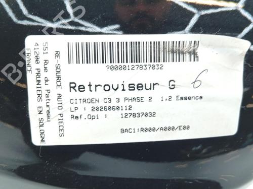 Retrovisor esquerdo CITROËN C3 III (SX) 1.2 PureTech 82 | BP38636648C26 - Image 2