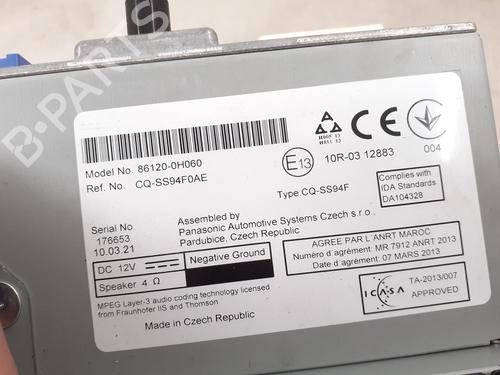 Used Radio Radio PEUGEOT 108 1.0 VTi 72 (72 hp) 24794993 24794993