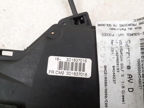 Front right lock VW GOLF V (1K1) 1.9 TDI | BP24792129C97 