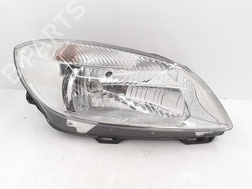 Used Right headlight SKODA FABIA II (542) 1.6 TDI (75 hp) 30963063