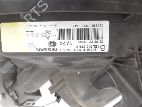 Left headlight NISSAN QASHQAI I (J10, NJ10) 1.6 dCi | BP30170339C28 