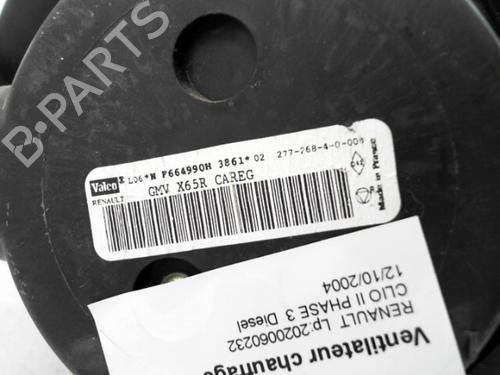 Heater blower motor RENAULT CLIO II (BB_, CB_) 1.5 dCi | BP24777744M62 