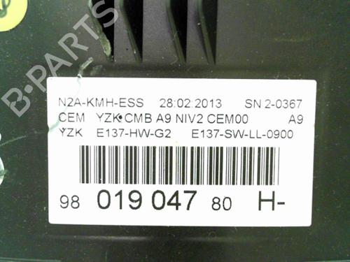 Instrument cluster PEUGEOT 208 I (CA_, CC_) 1.2 VTI 82 | BP24778295C47