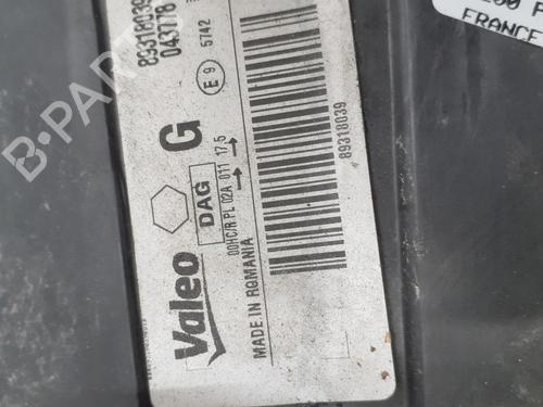 Venstre forlygte CITROËN BERLINGO MULTISPACE (B9) 1.6 HDi 110 (109 hp) 30150207