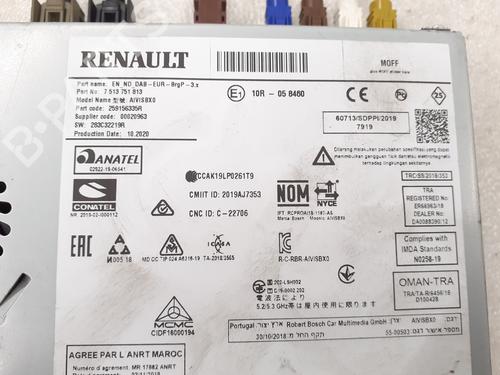 Bilradio RENAULT MEGANE IV Hatchback (B9A/M/N_) 1.5 Blue dCi 115 (B9A6) | BP24798509E6 
