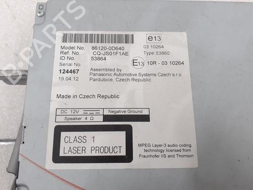 Radio TOYOTA YARIS (_P13_) 1.4 D (NLP130_, NLP130) | BP24791039E6 