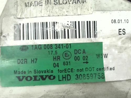 Left headlight VOLVO S40 I (644) 2.0 30859758